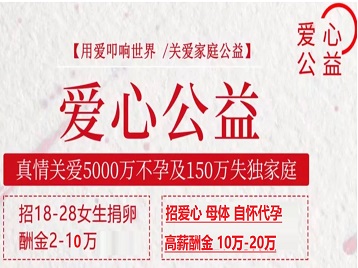 泸水捐卵助孕生子 爱心志愿者招募